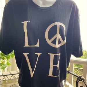 Black next level t shirt